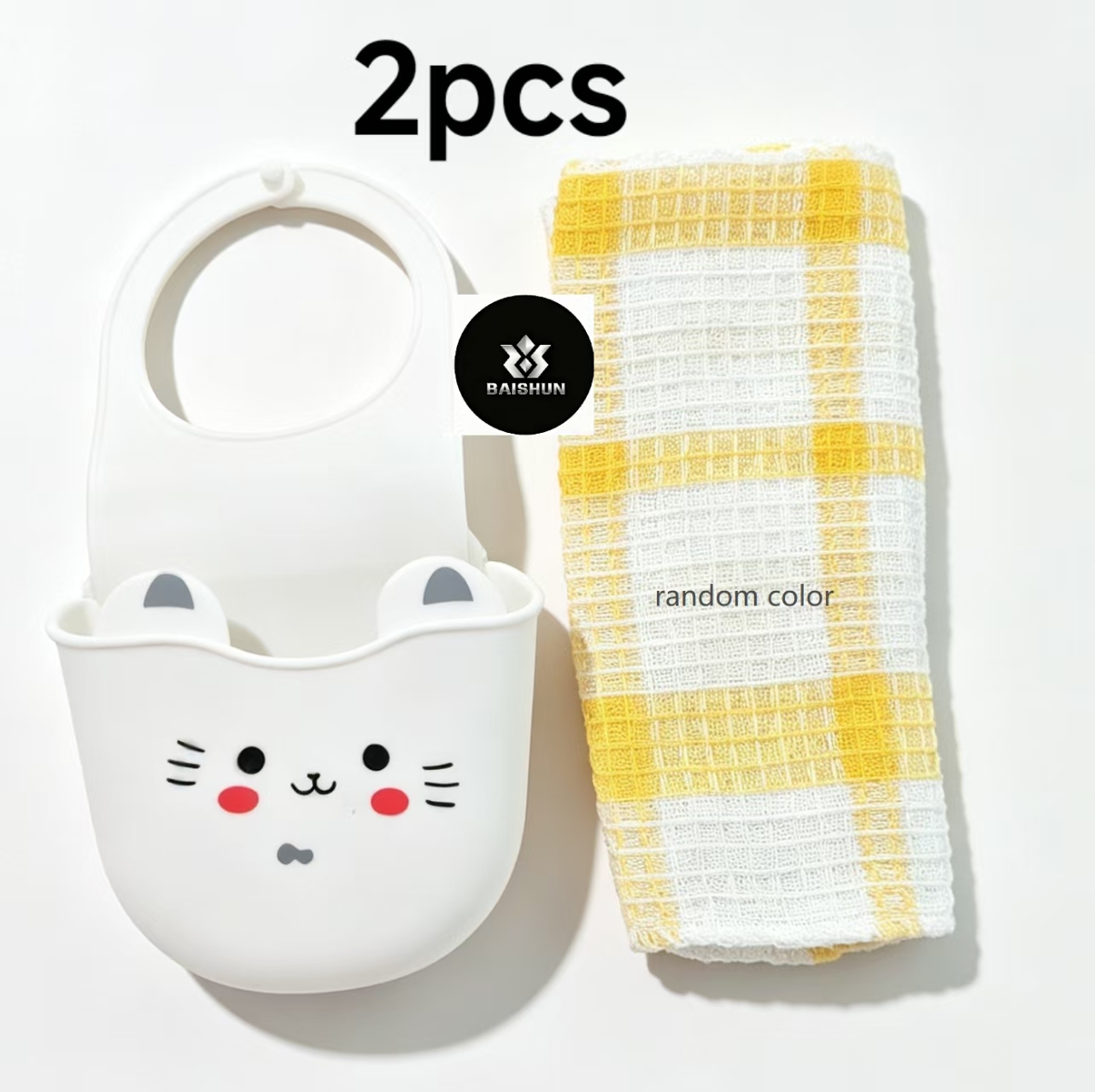 2Pcs Cute Cat Silicone Faucet  - Silicone Tap Washer review and price