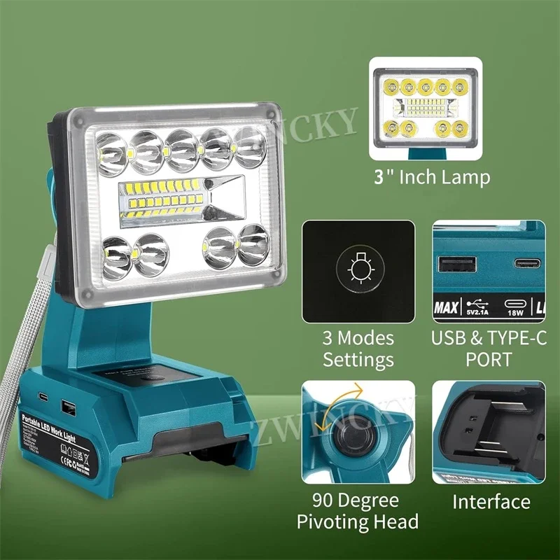 Cordless Work Light LED Flashl - Black+Decker Tool Cordless review and price