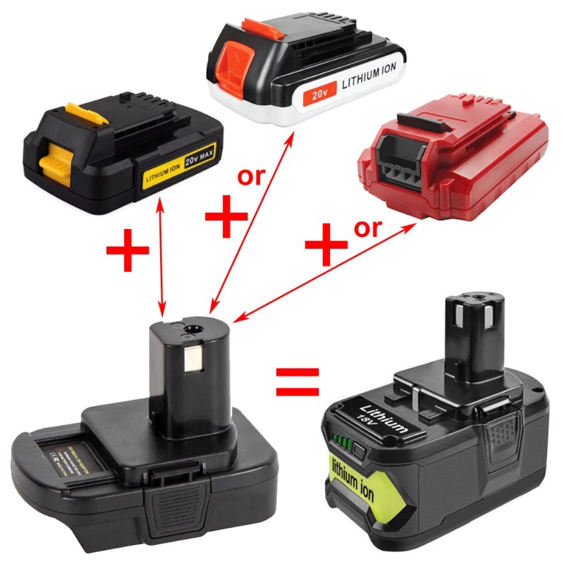 ALASICKA Battery Adapter BPS18 - Black+Decker Tool Cordless review and price