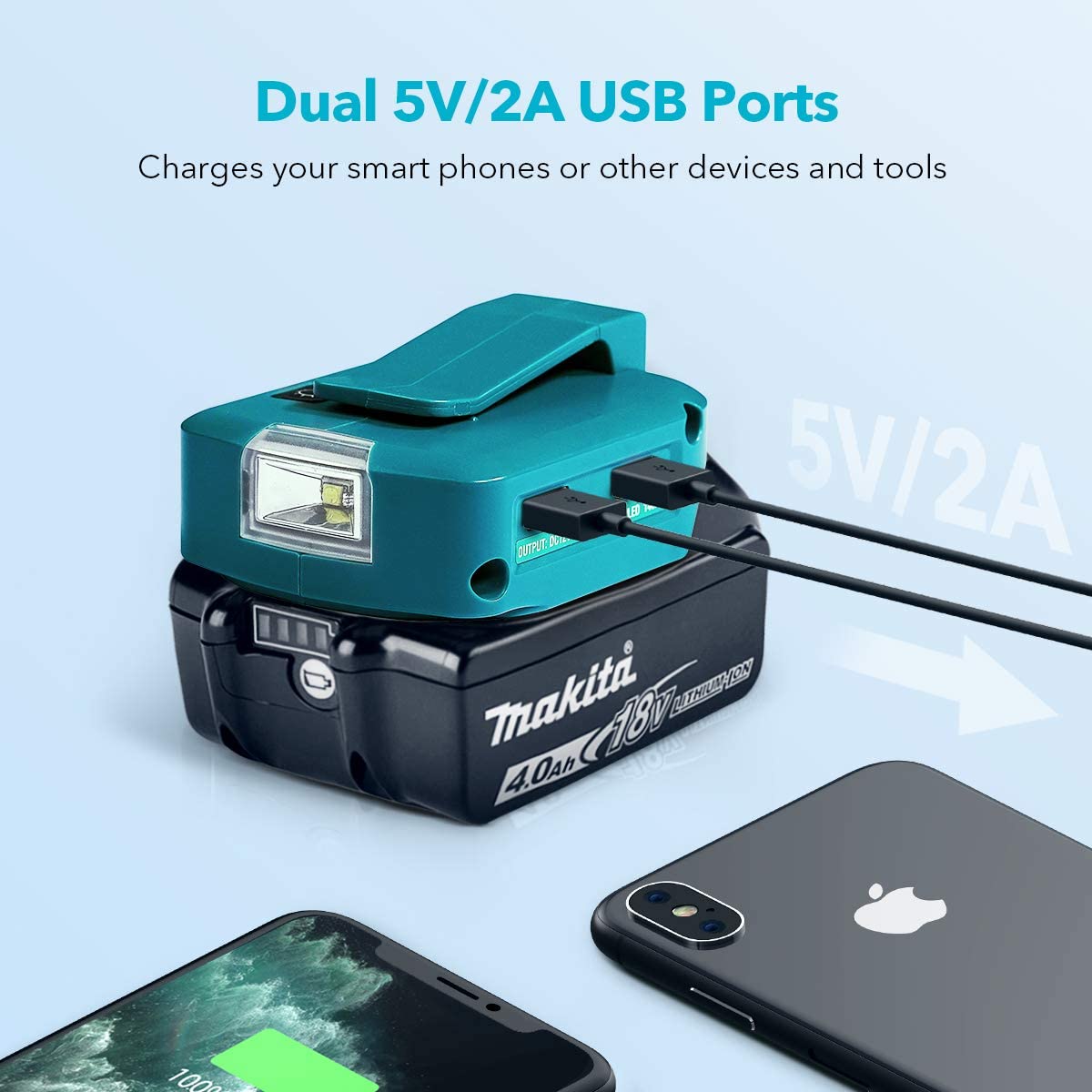 USB Adapter For Makita BL1430  - Makita Drill Hp1640 review and price