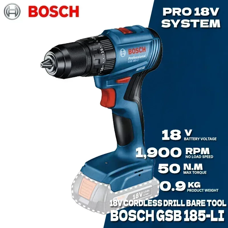 Bosch GSB 185-LI 18V Cordless  - Bosch Drill Gsb 18V review and price