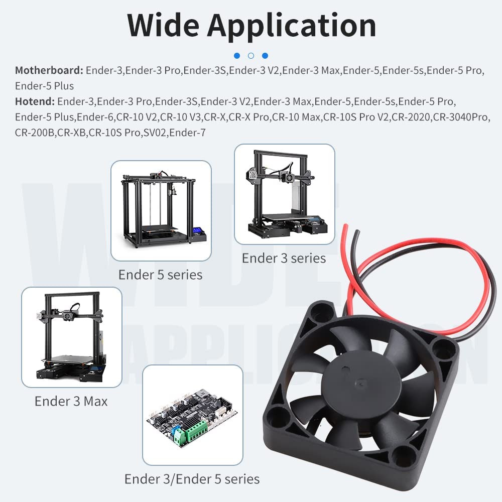 2pcs Creality Original 4010 Fa - Creality Printer Ender 3 review and price