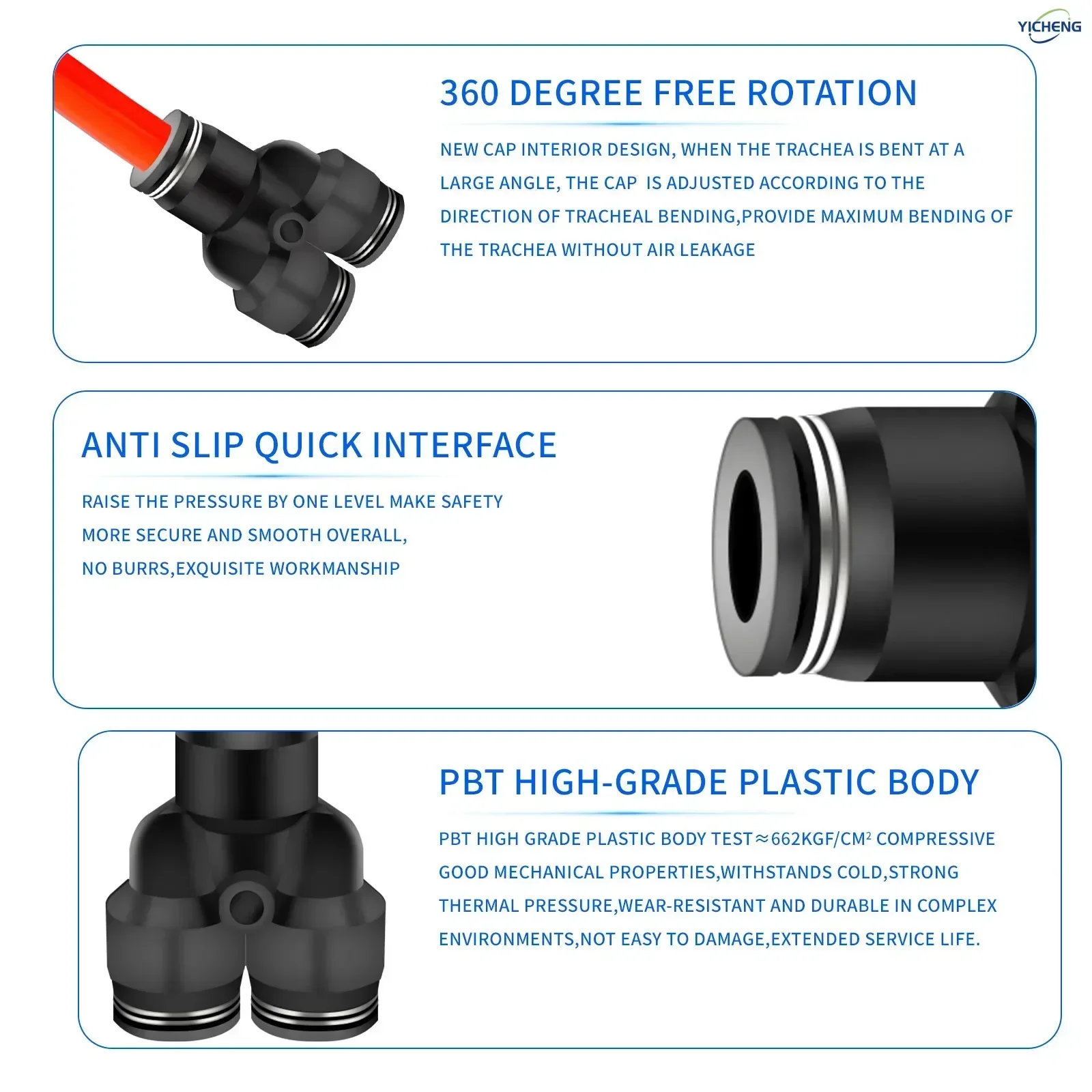PNEUMATIC Hose Connector 6MM O - Push Fit Connector review and price