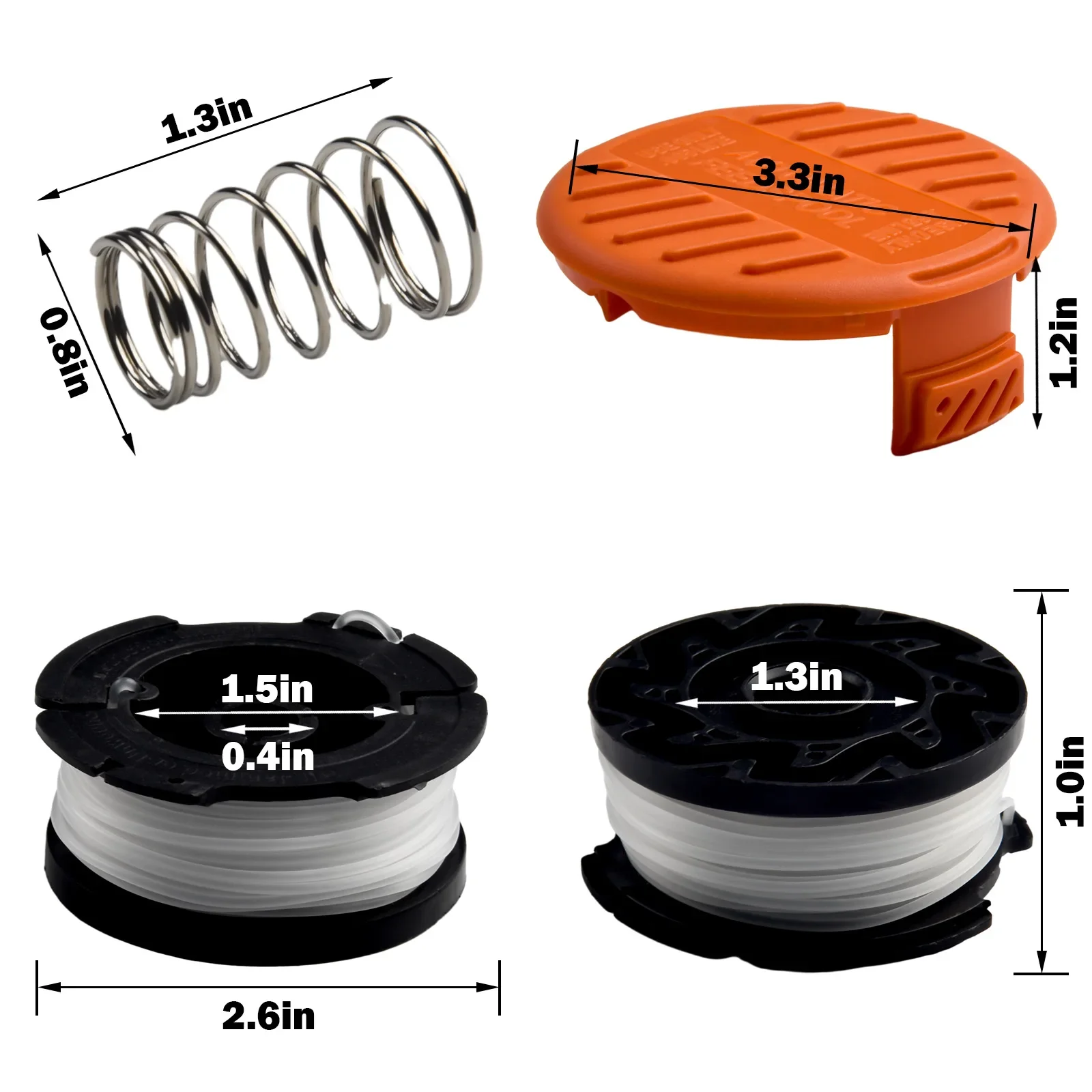 Trimmer Spool & Cap & Spring F - Black+Decker Tool Cordless review and price