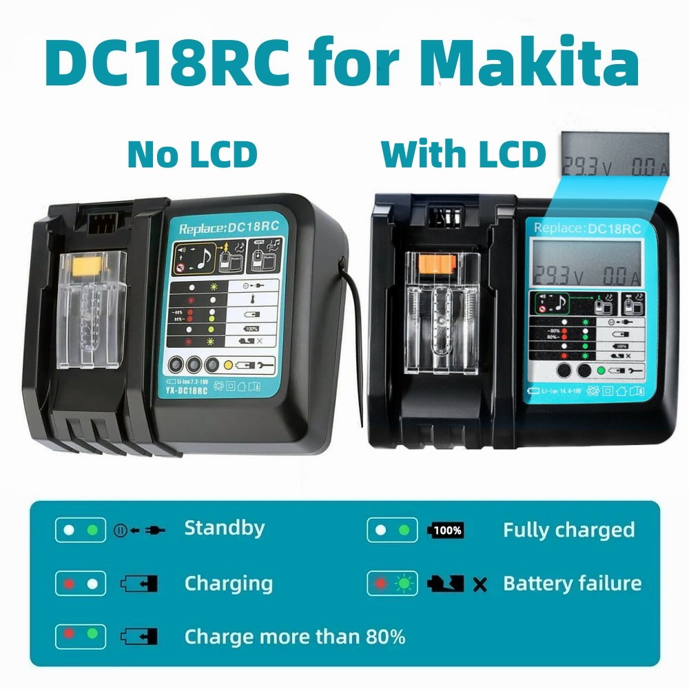 DC18RC Li-ion Battery 3A Charg - Makita Drill Hp1640 review and price
