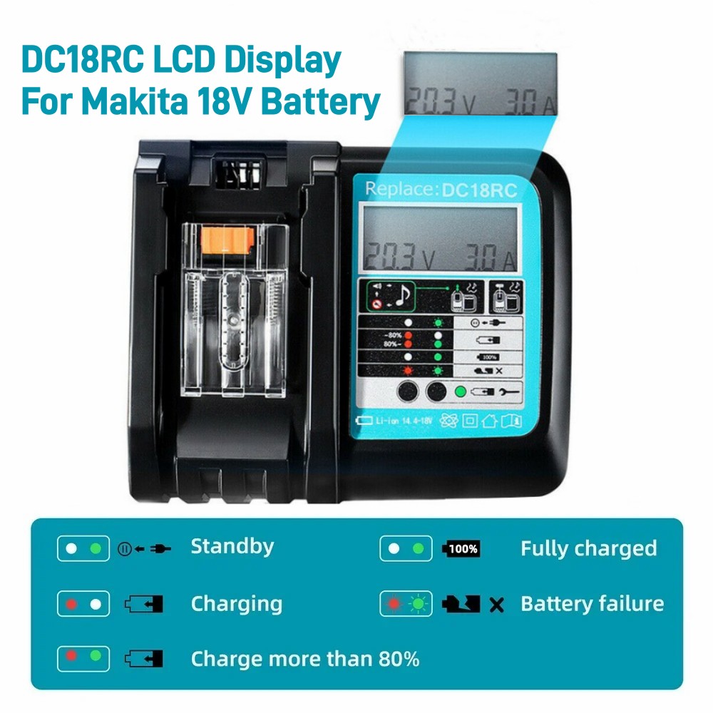 DC18RC Li-ion Battery 3A Charg - Makita Drill Hp1640 review and price