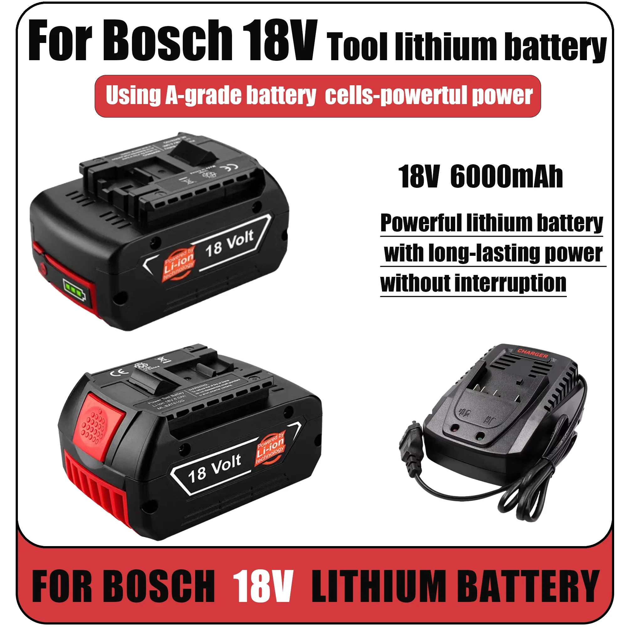 New Upgrade 18V 6.0Ah Battery🔥 - Bosch Drill Gsb 18V review and price