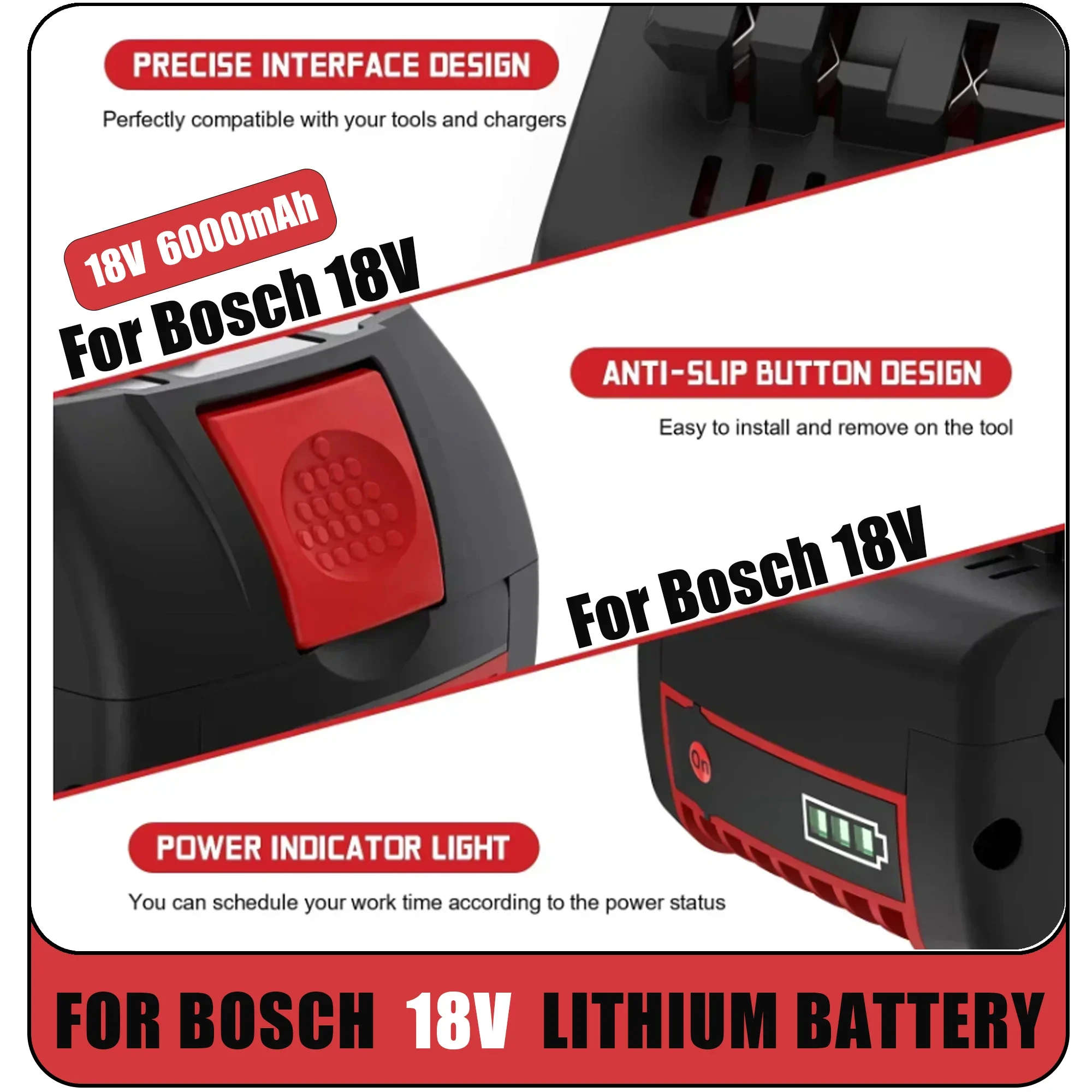 New Upgrade 18V 6.0Ah Battery🔥 - Bosch Drill Gsb 18V review and price