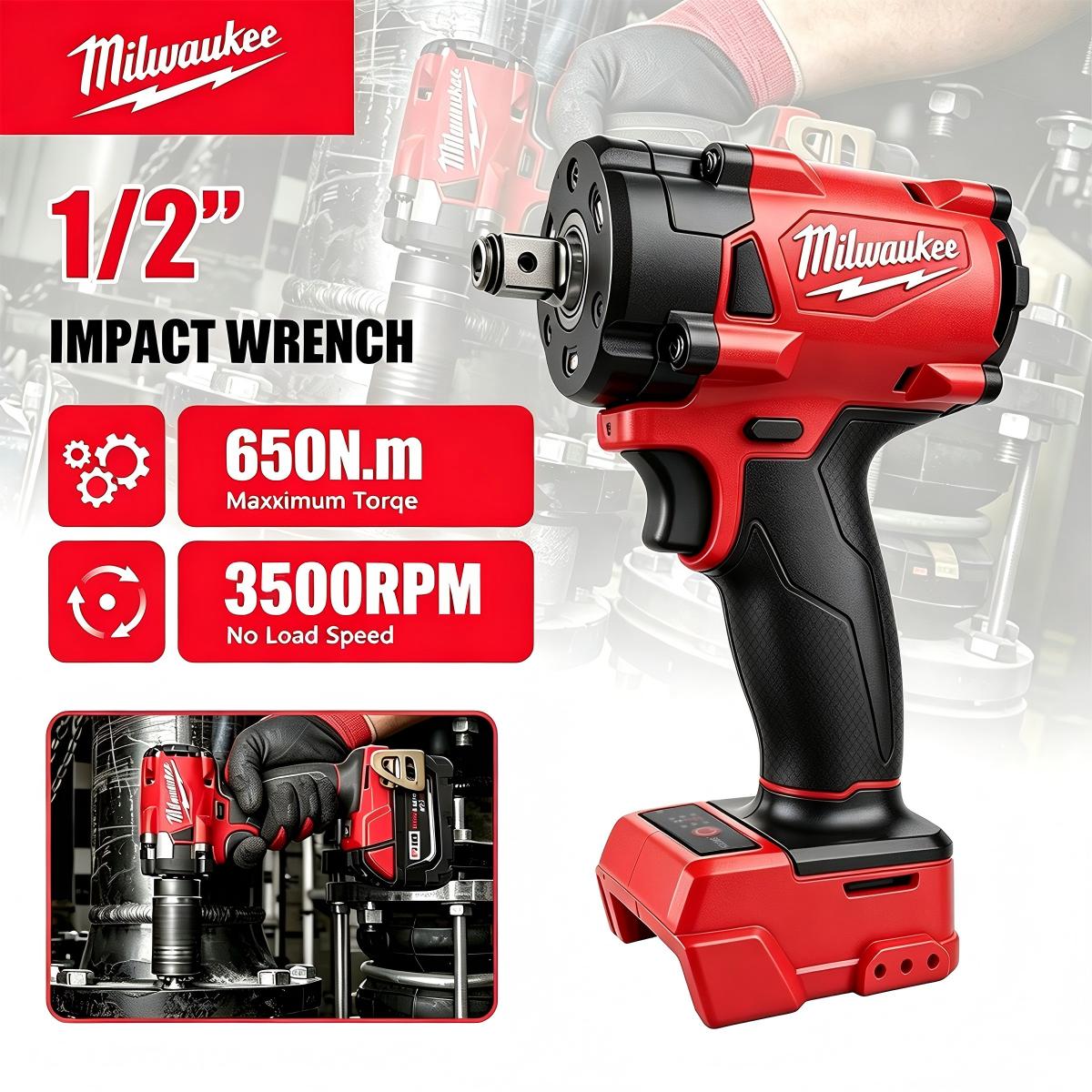 Milwaukee 1/2' M18 FUEL Brushl - Milwaukee Drill M18 Fuel review and price